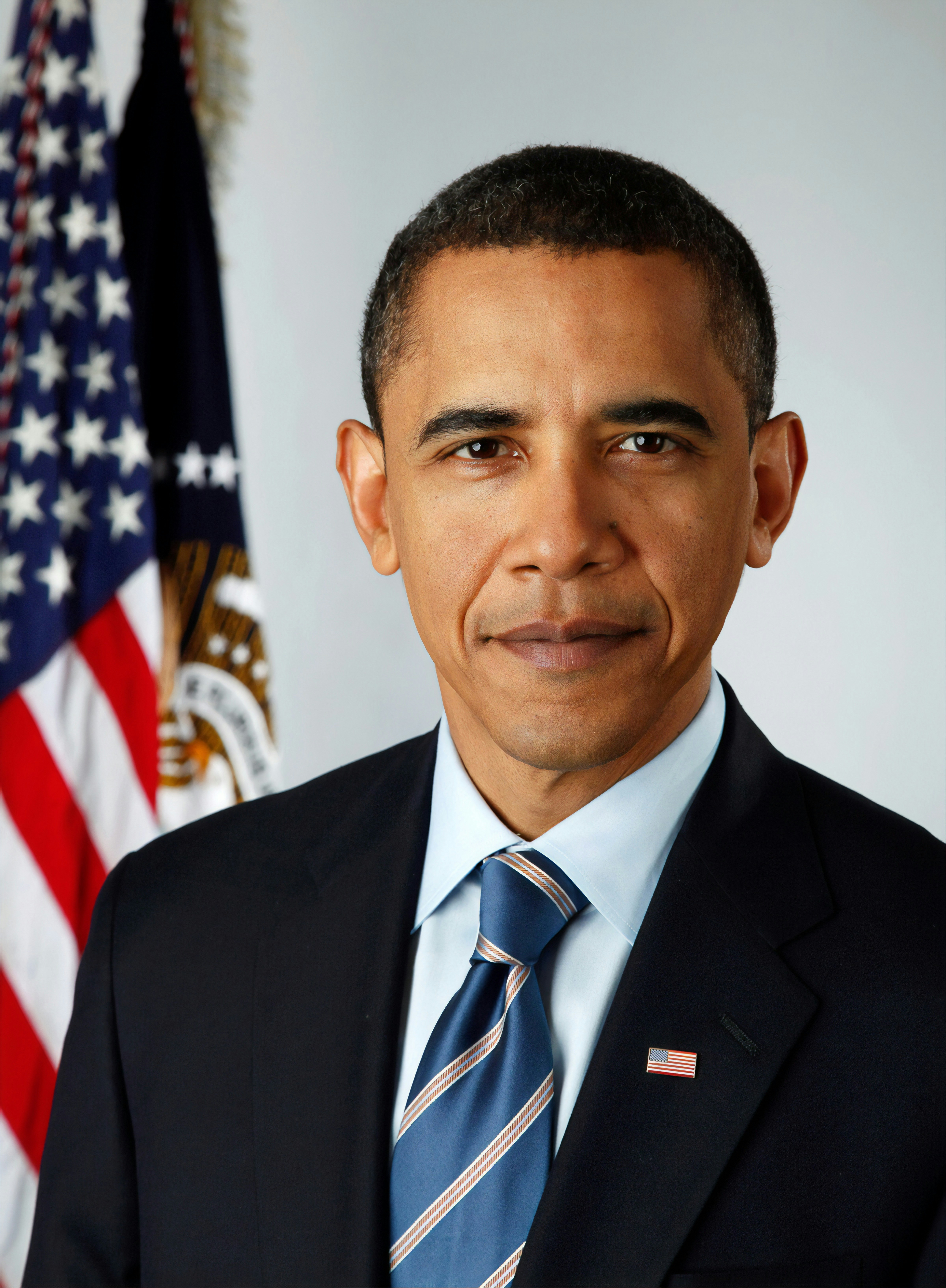 Obama øver sig også på talen